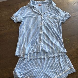 Eberjey Short Sleeve Pajama Set - XS